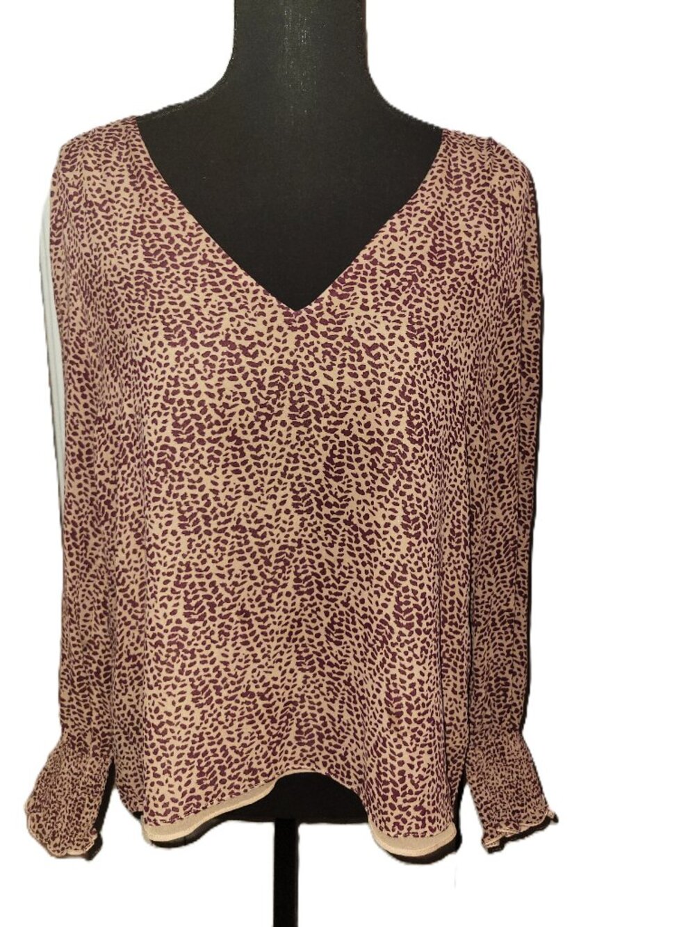 Joie Silk V-Neck Blouse - M